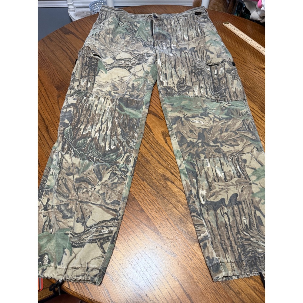 Walls Realtree Camo Cargo Pant Mens Large Regular 38-40 Ripstop Hunting Tactical